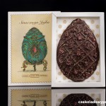 "Süßes Osterei", Schokoladenpostkarte