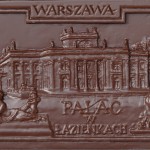 Warszawa - Pałac Łazienkowski, czekoladowa pocztówka